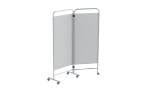 HCS BIOMBO DUPLO INOX C/ RODAS BIDU901